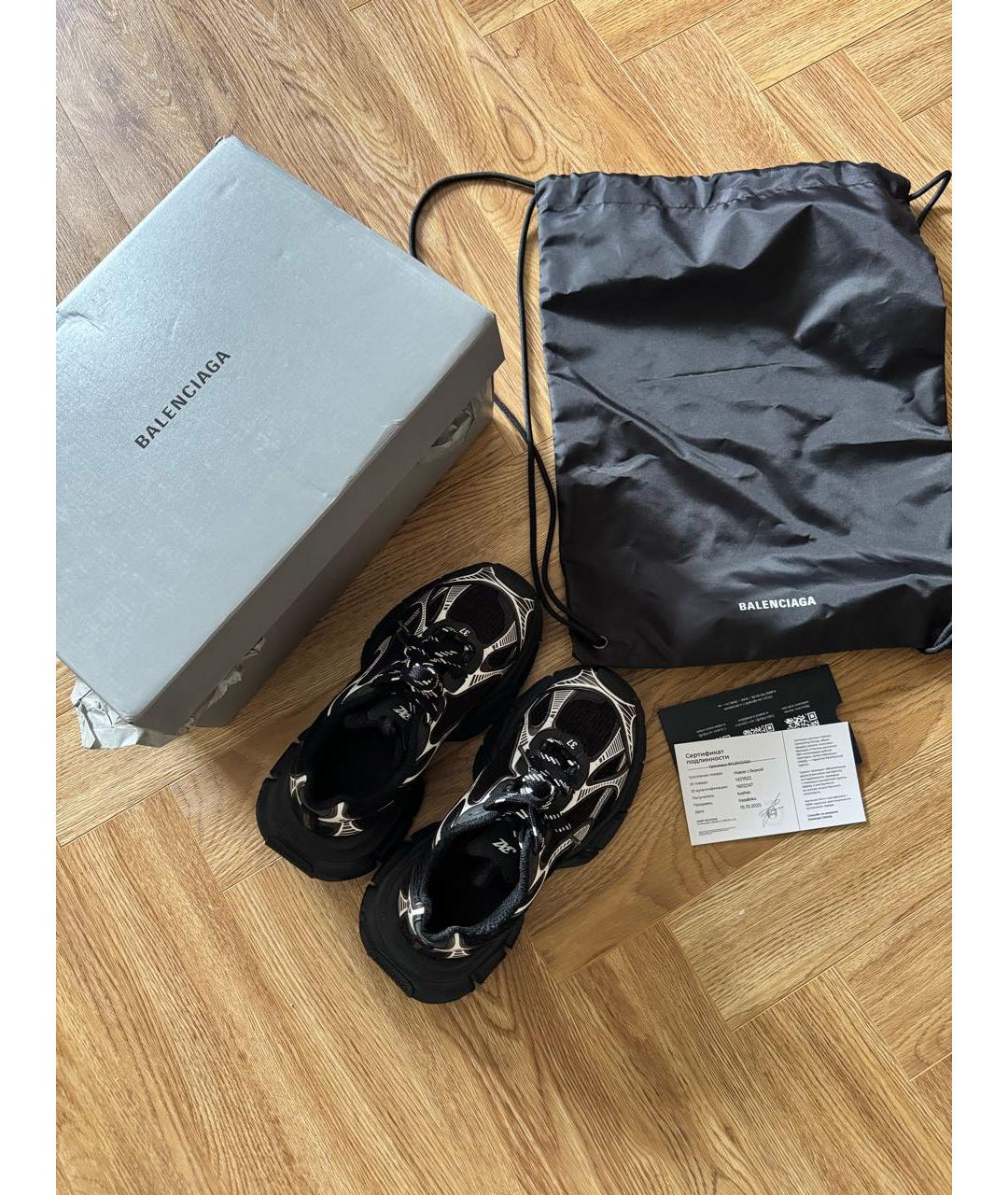 BALENCIAGA Черные кроссовки, фото 5