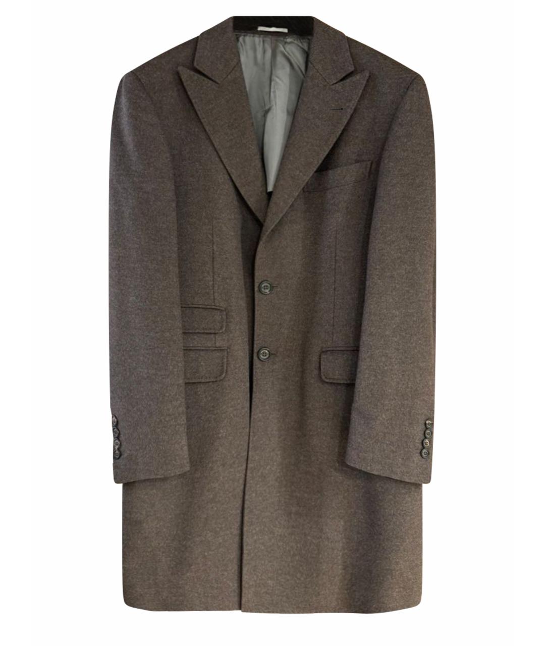 BRUNELLO CUCINELLI Коричневое пальто, фото 1