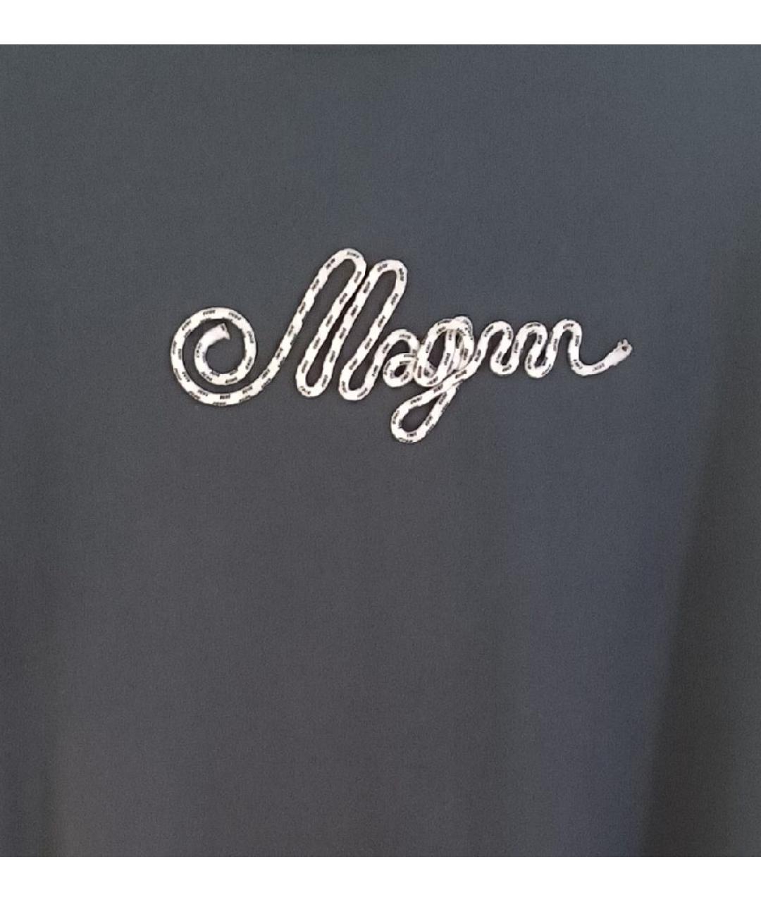 MSGM Черное хлопковое повседневное платье, фото 4