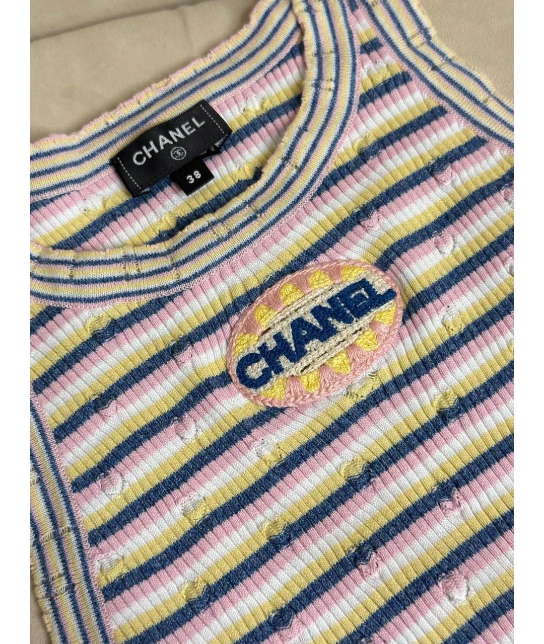 CHANEL Хлопковая майка, фото 3