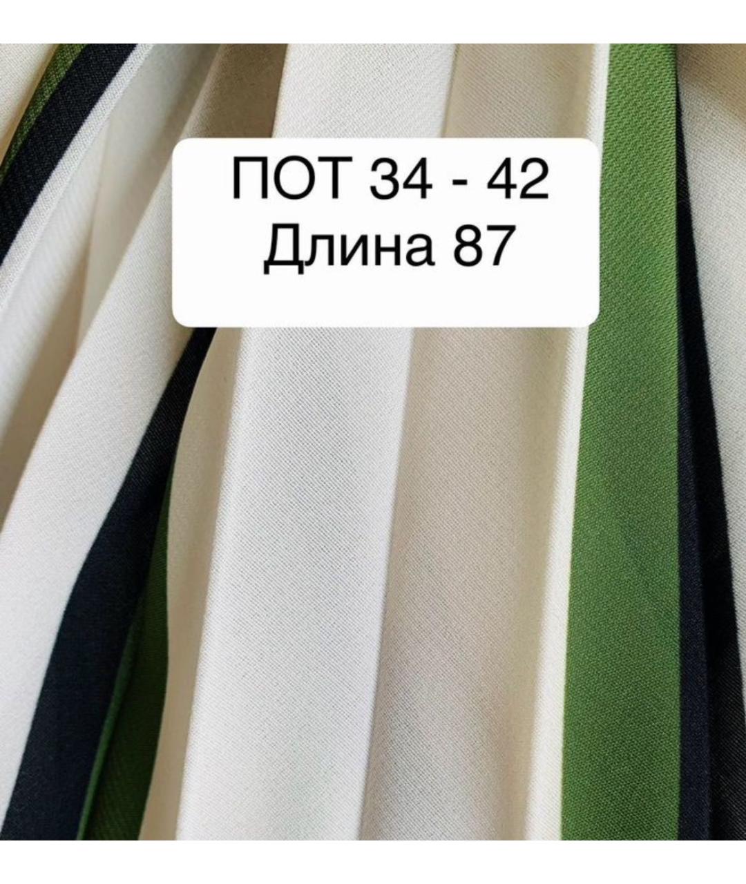 WEEKEND MAX MARA Зеленая полиэстеровая юбка макси, фото 6