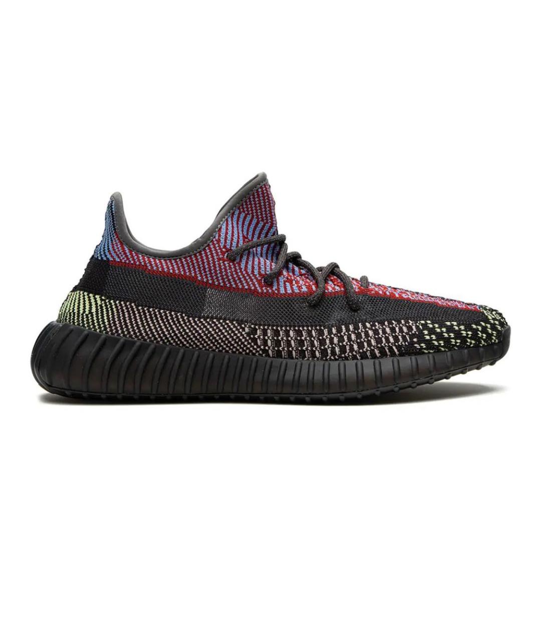 ADIDAS YEEZY Мульти текстильные кроссовки, фото 1