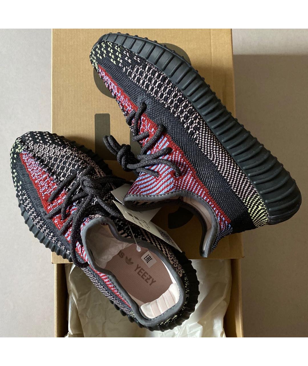 ADIDAS YEEZY Мульти текстильные кроссовки, фото 8