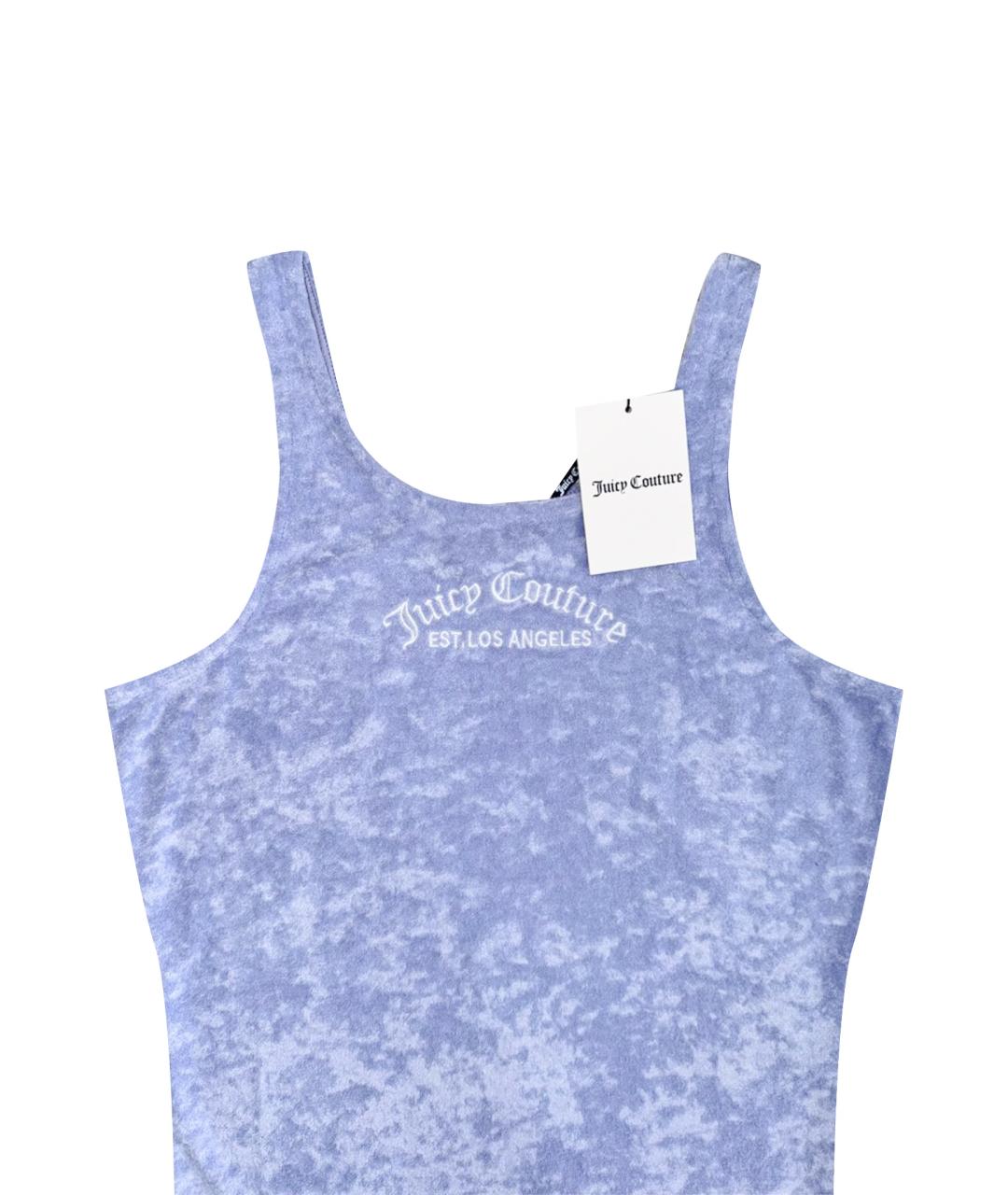 JUICY COUTURE Фиолетовое полиэстеровое повседневное платье, фото 12