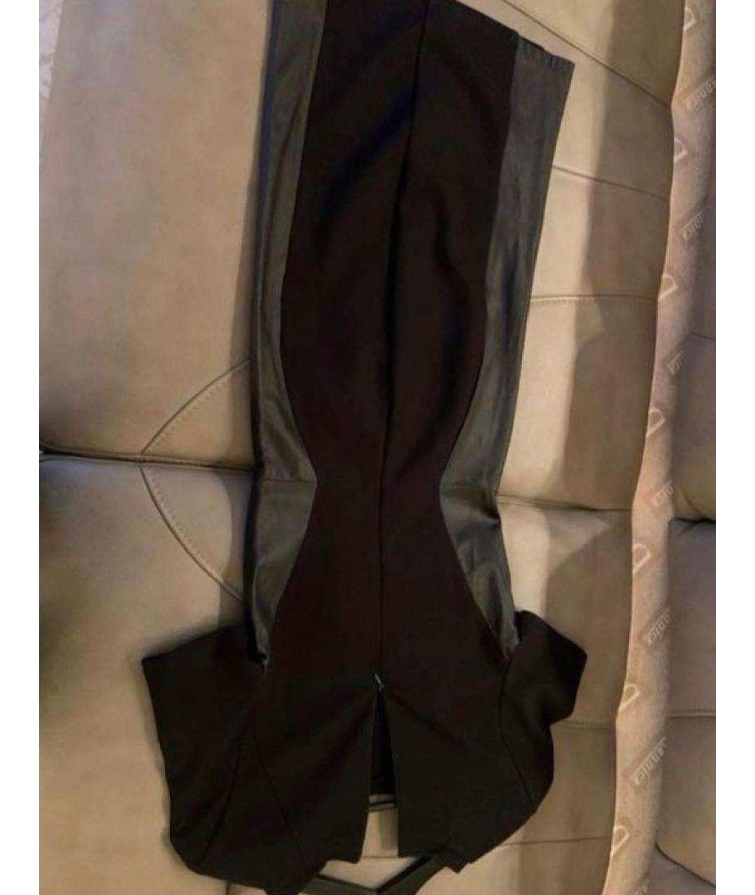 MCQ ALEXANDER MCQUEEN Черное вискозное повседневное платье, фото 5