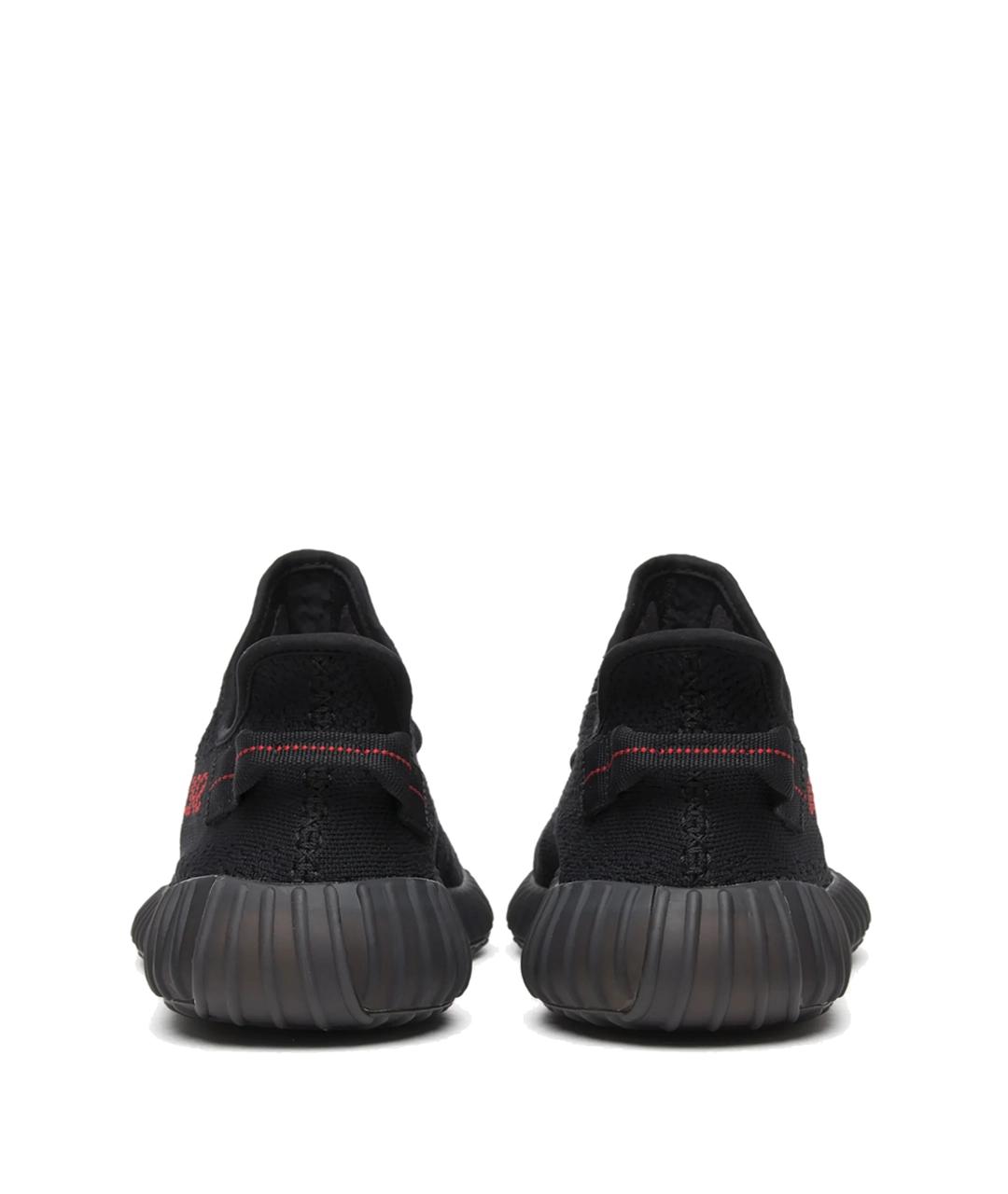 ADIDAS YEEZY Черные текстильные низкие кроссовки / кеды, фото 3
