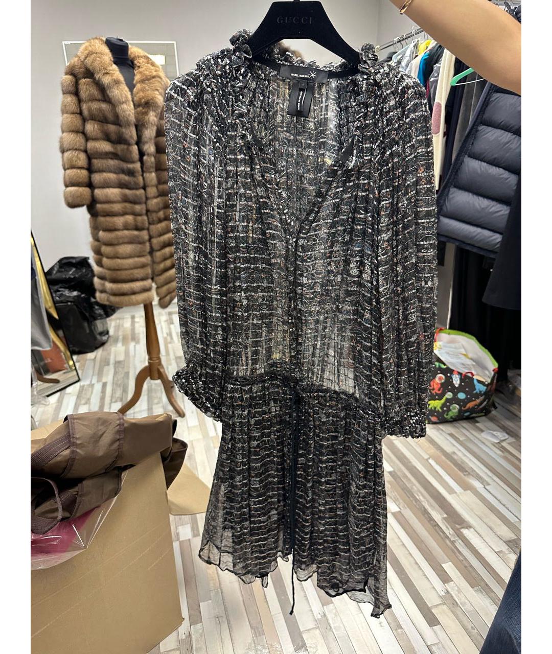 ISABEL MARANT Мульти повседневное платье, фото 4