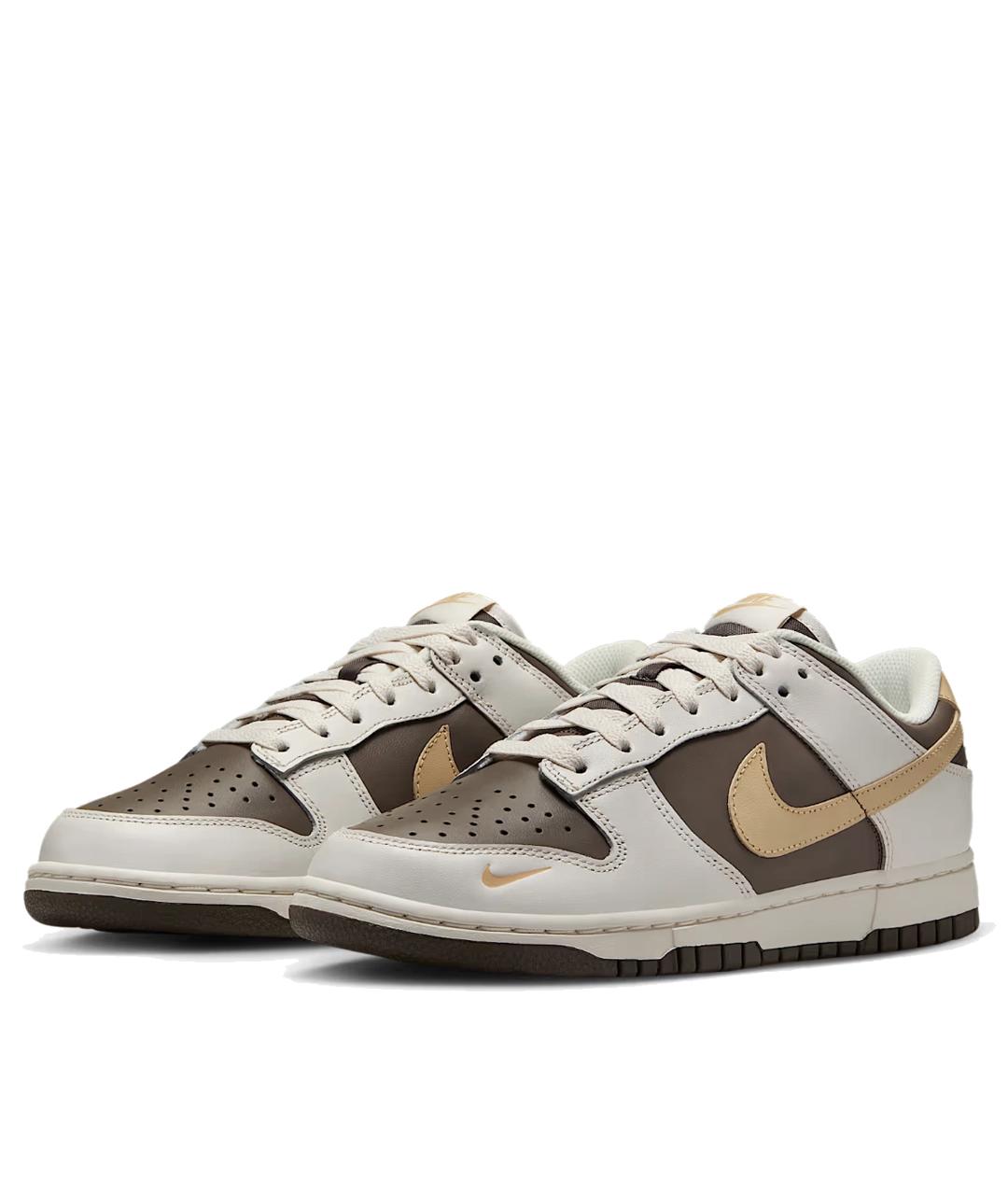 NIKE Коричневые кожаные кроссовки, фото 2