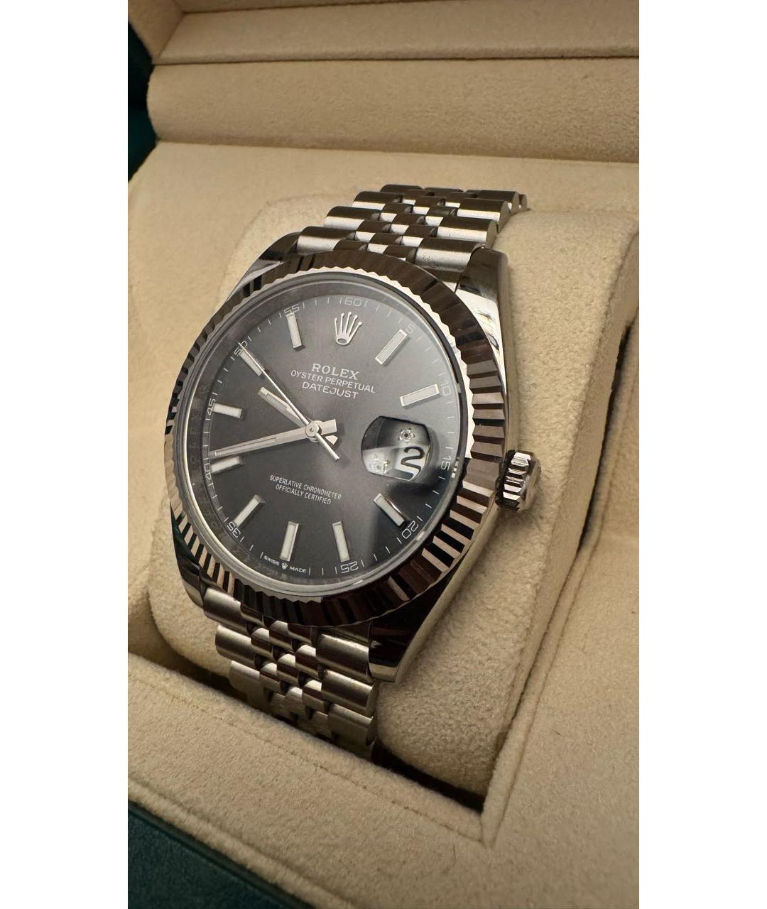 ROLEX Белые часы из белого золота, фото 3