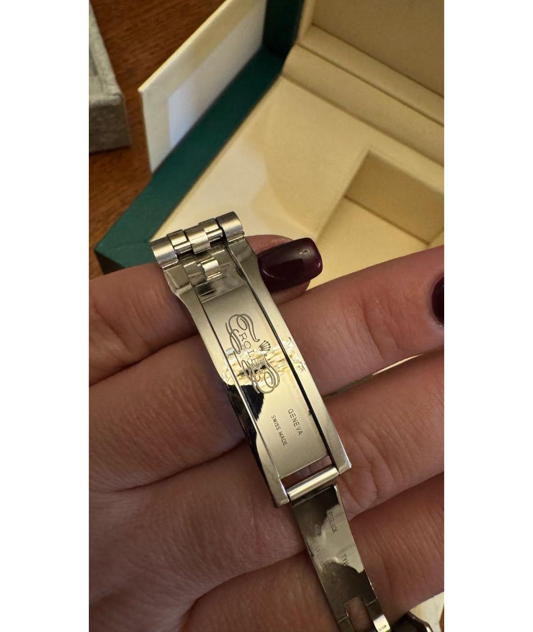 ROLEX Белые часы из белого золота, фото 4