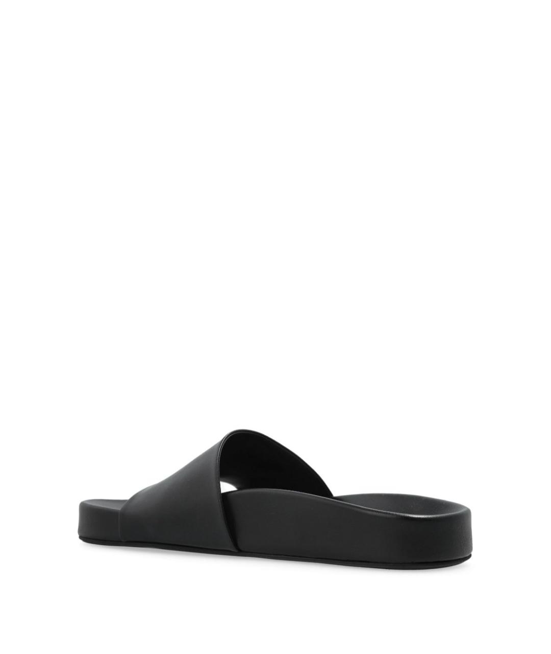 MM6 MAISON MARGIELA Черные кожаные сандалии, фото 3