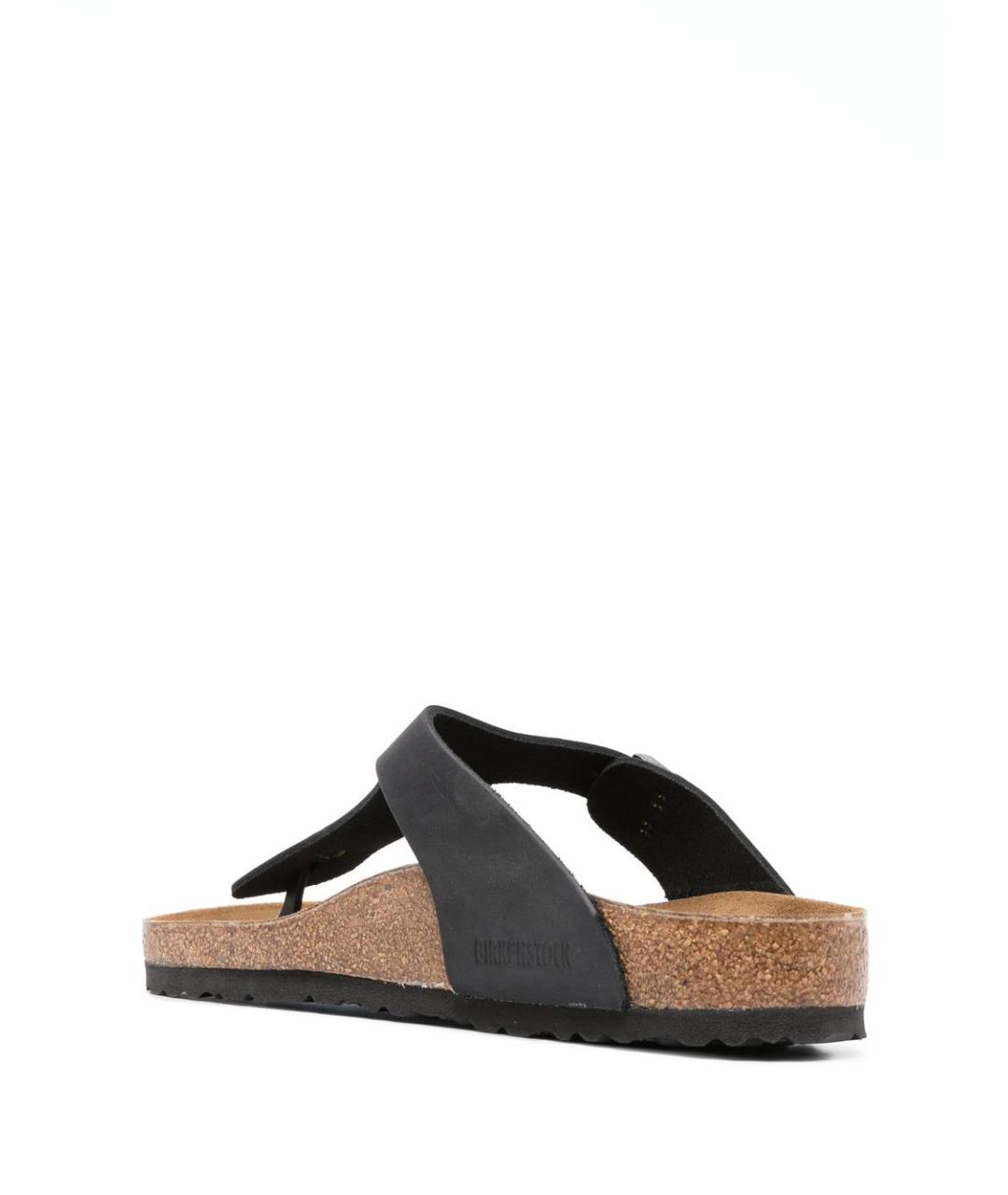 BIRKENSTOCK Черные кожаные сандалии, фото 2