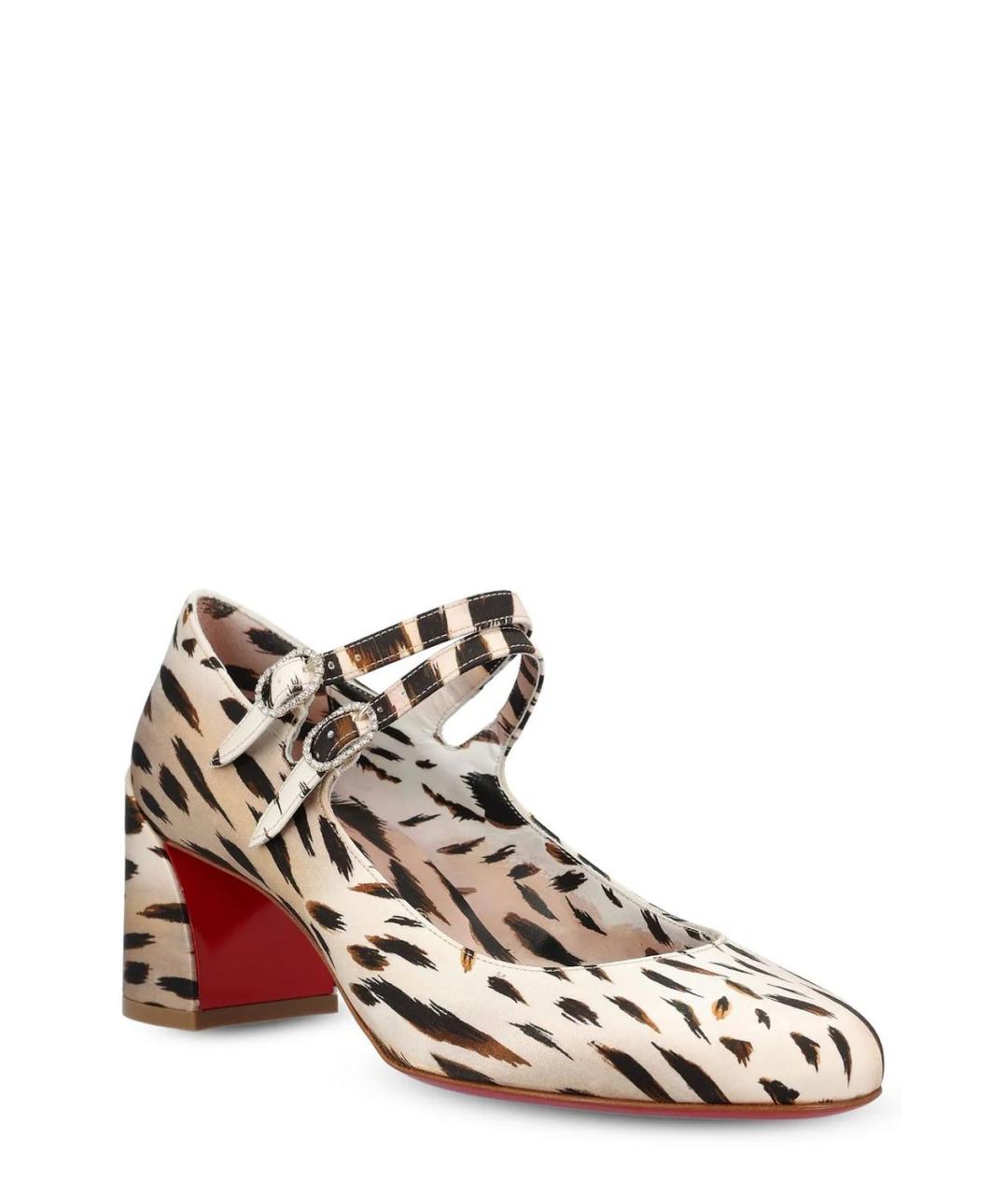 CHRISTIAN LOUBOUTIN Мульти текстильные туфли, фото 2