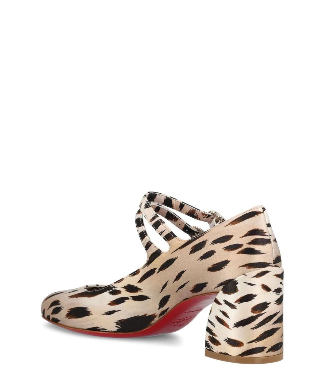 CHRISTIAN LOUBOUTIN Мульти текстильные туфли, фото 3
