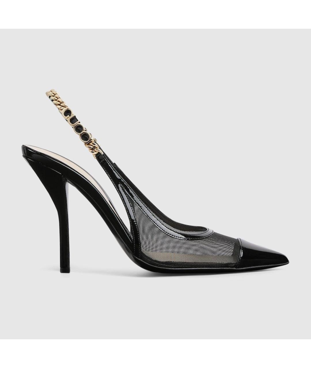 GUCCI Черные текстильные туфли, фото 6