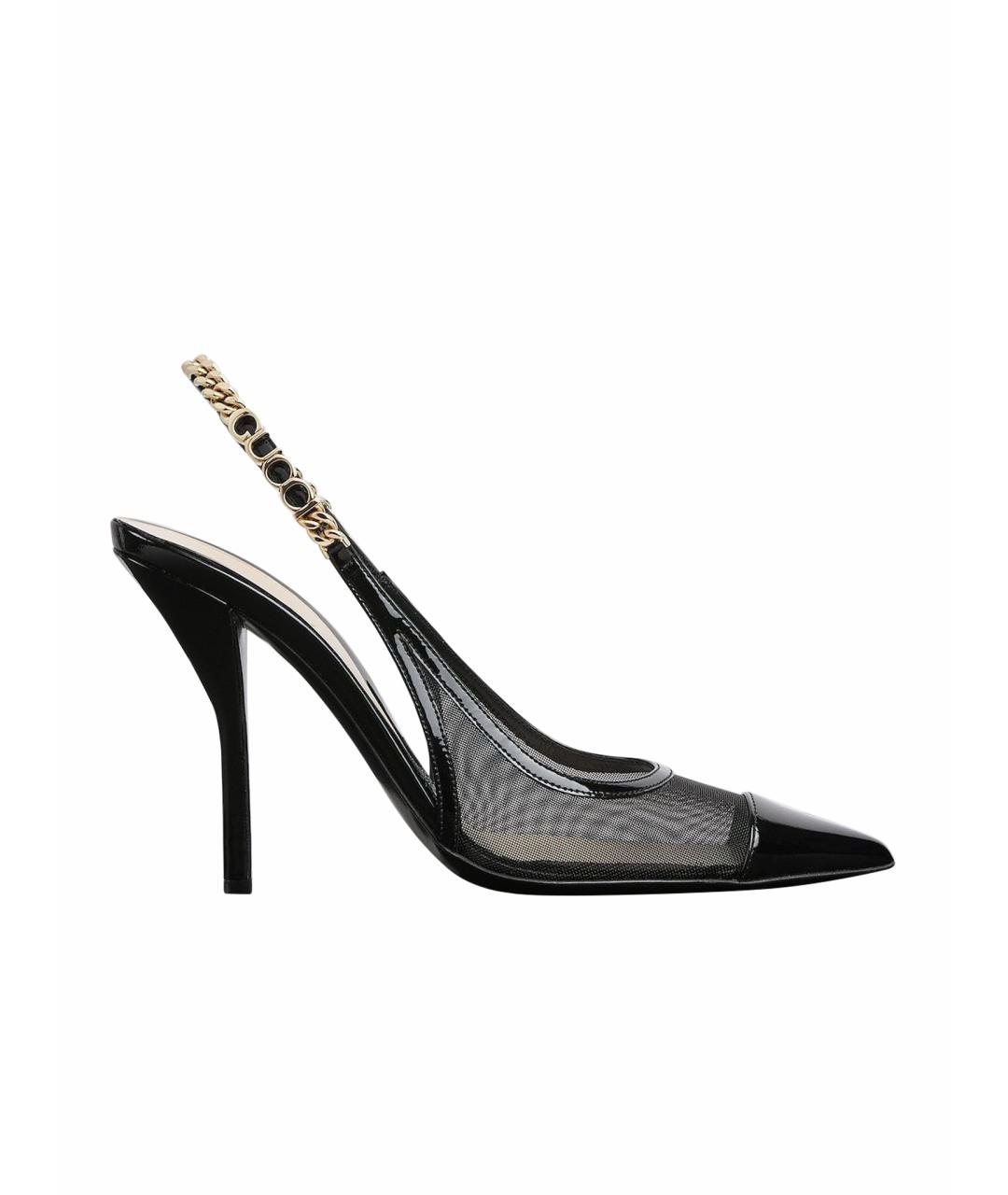 GUCCI Черные текстильные туфли, фото 1