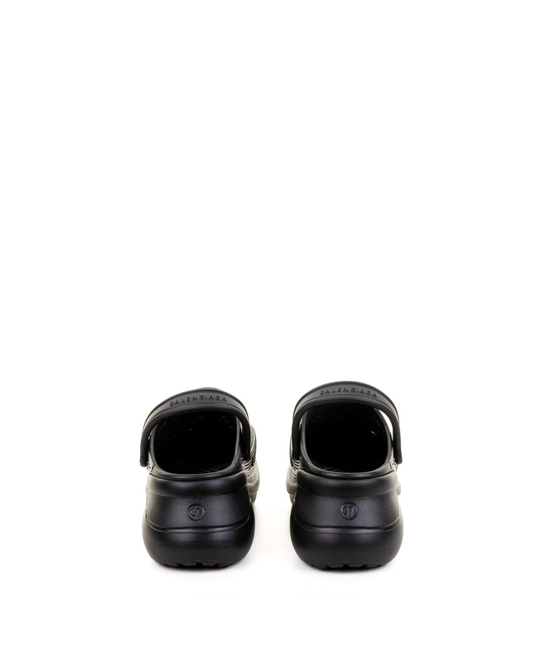 BALENCIAGA Черные сандалии, фото 3
