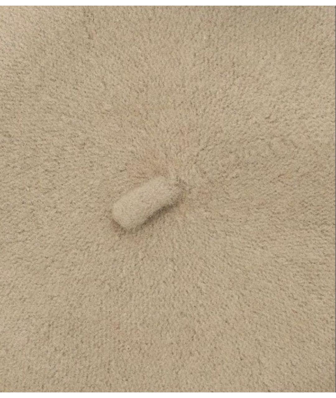 BILANCIONI Бежевая шерстяная шапка, фото 6