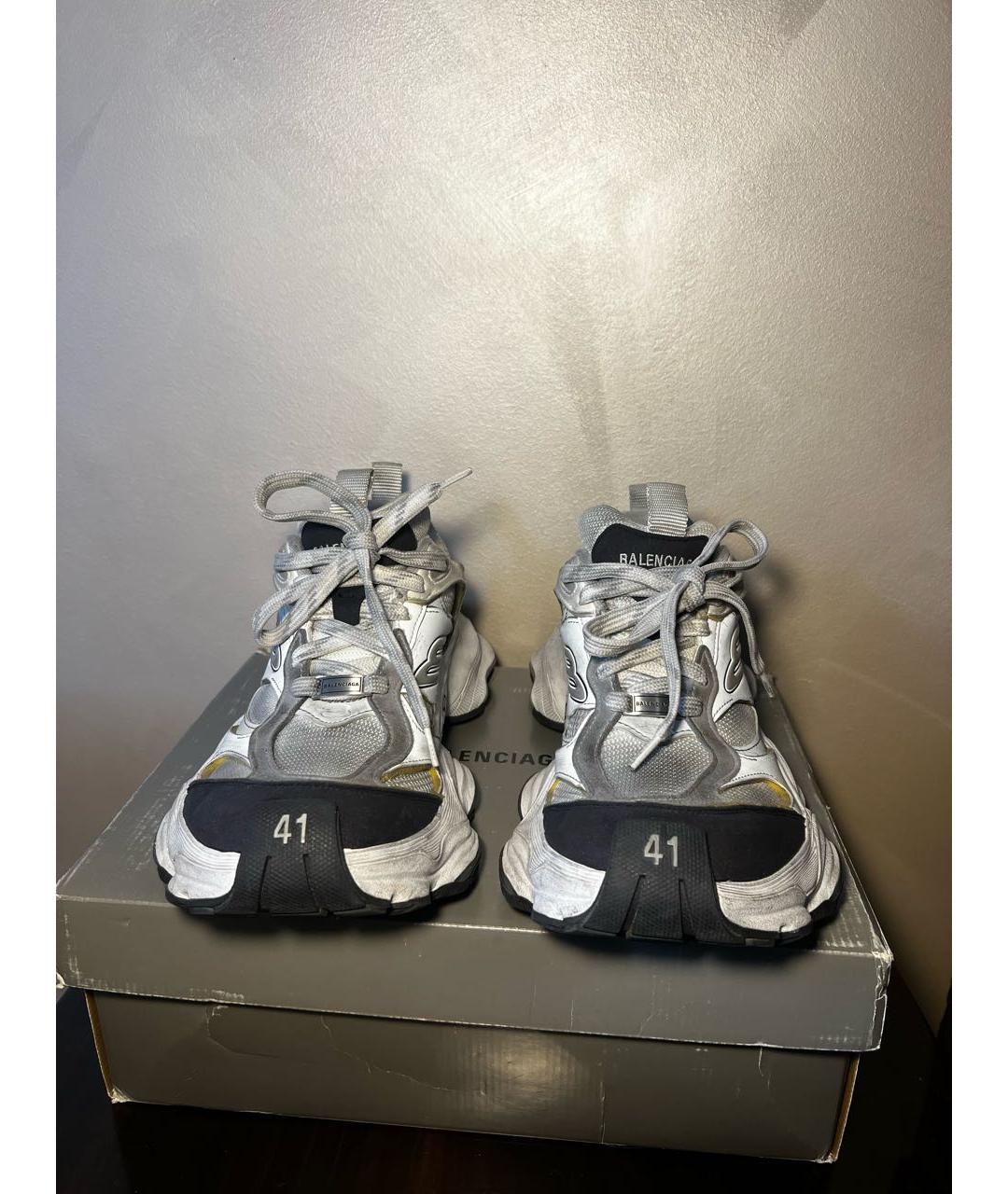 BALENCIAGA Белые низкие ботинки, фото 2