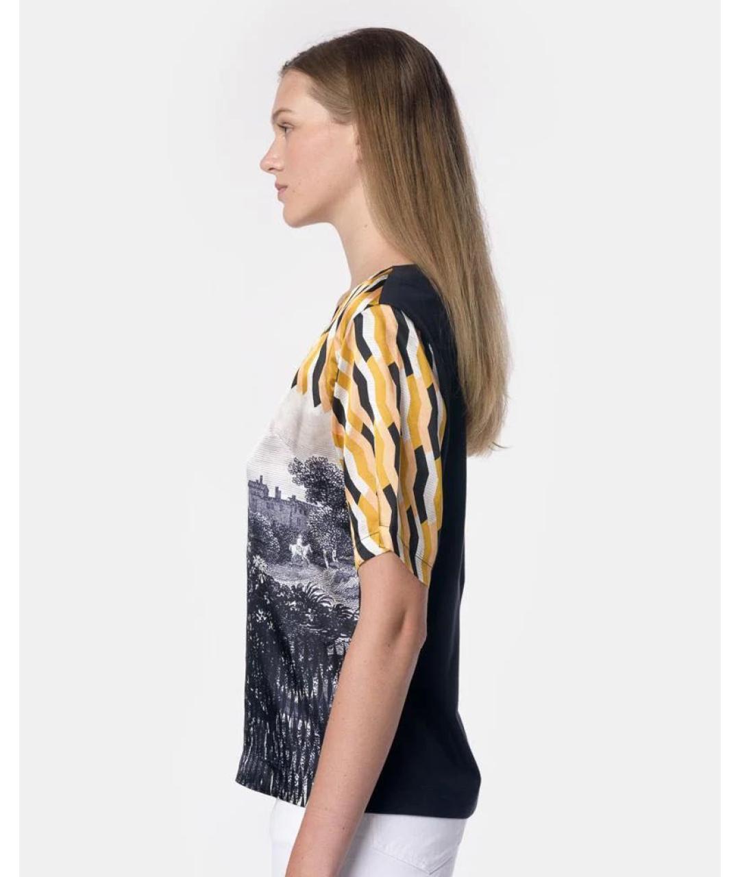 DRIES VAN NOTEN Мульти вискозная футболка, фото 4
