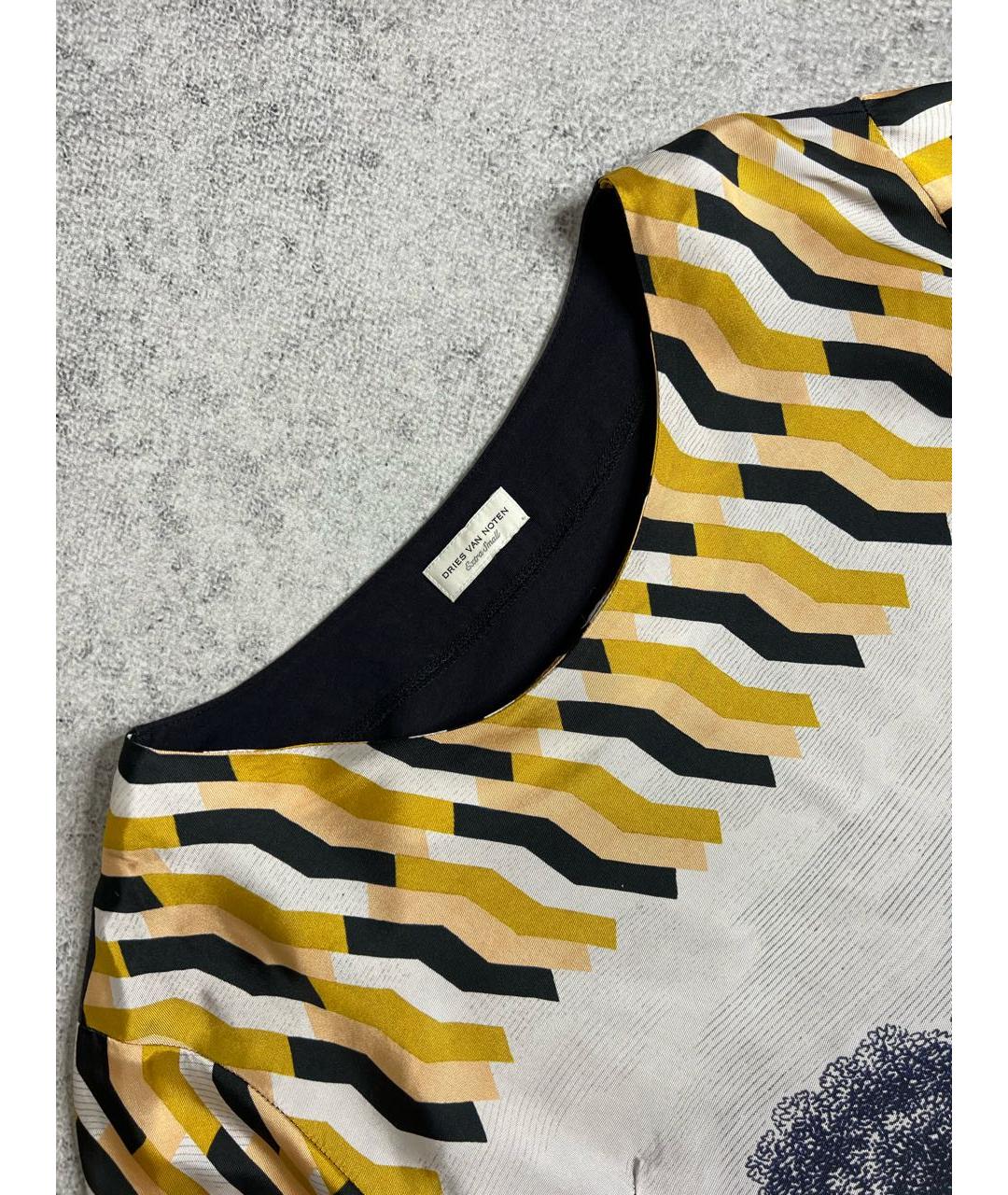 DRIES VAN NOTEN Мульти вискозная футболка, фото 8