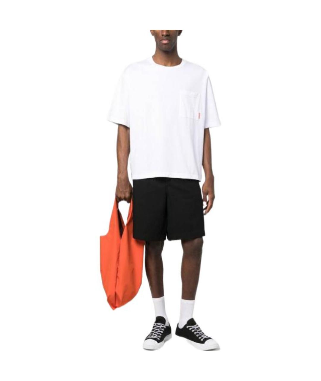 ACNE STUDIOS Белая хлопковая футболка, фото 2