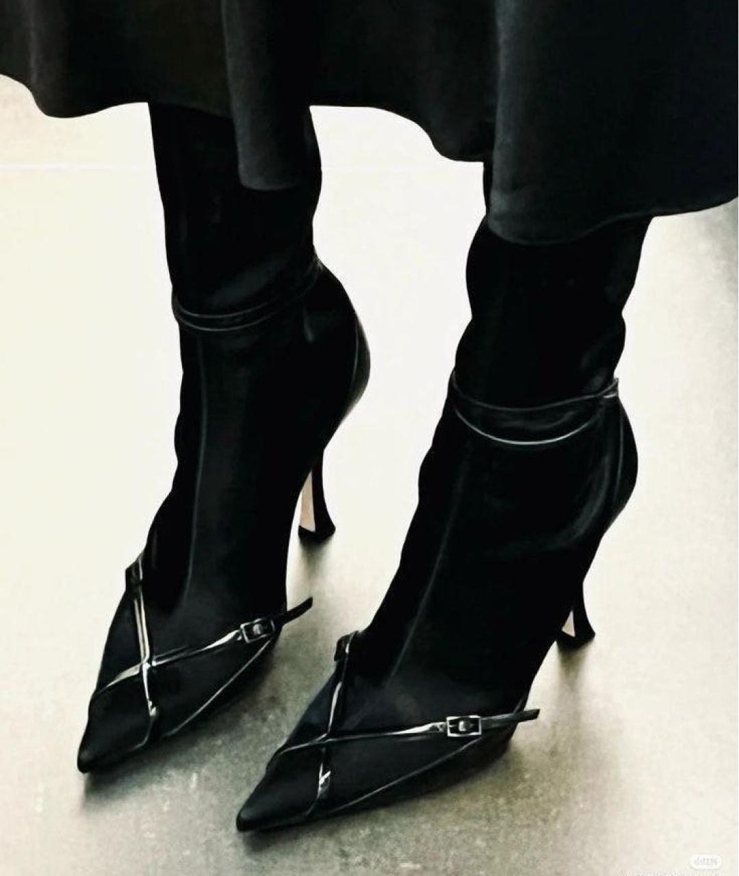 JIMMY CHOO Черные ботильоны, фото 7