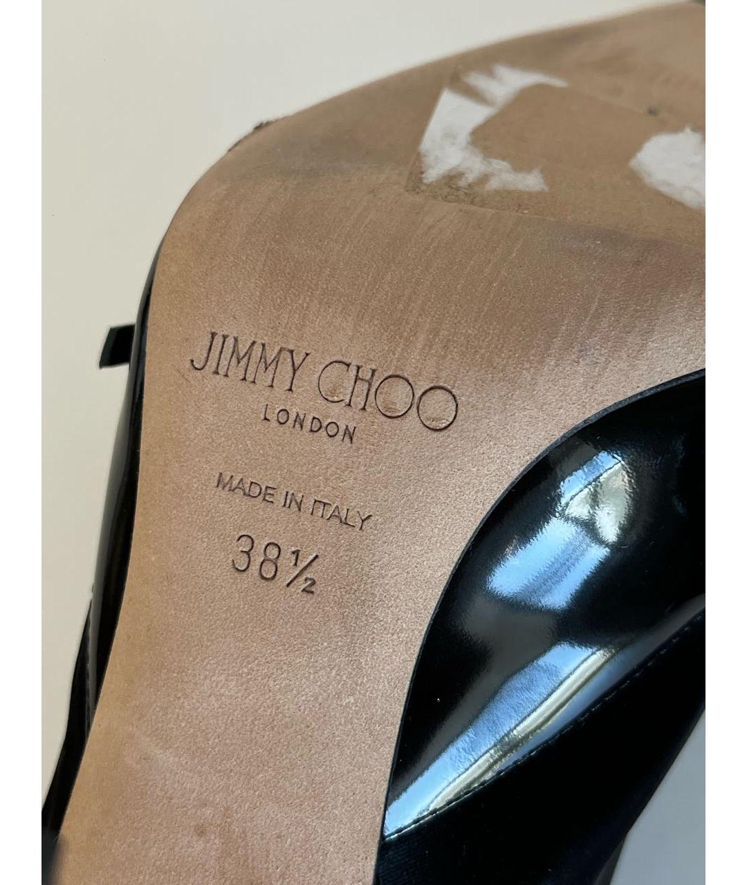 JIMMY CHOO Черные ботильоны, фото 8