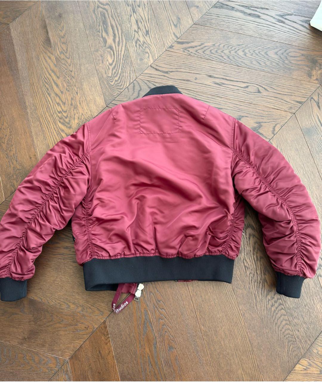ACNE STUDIOS Бордовая куртка, фото 3