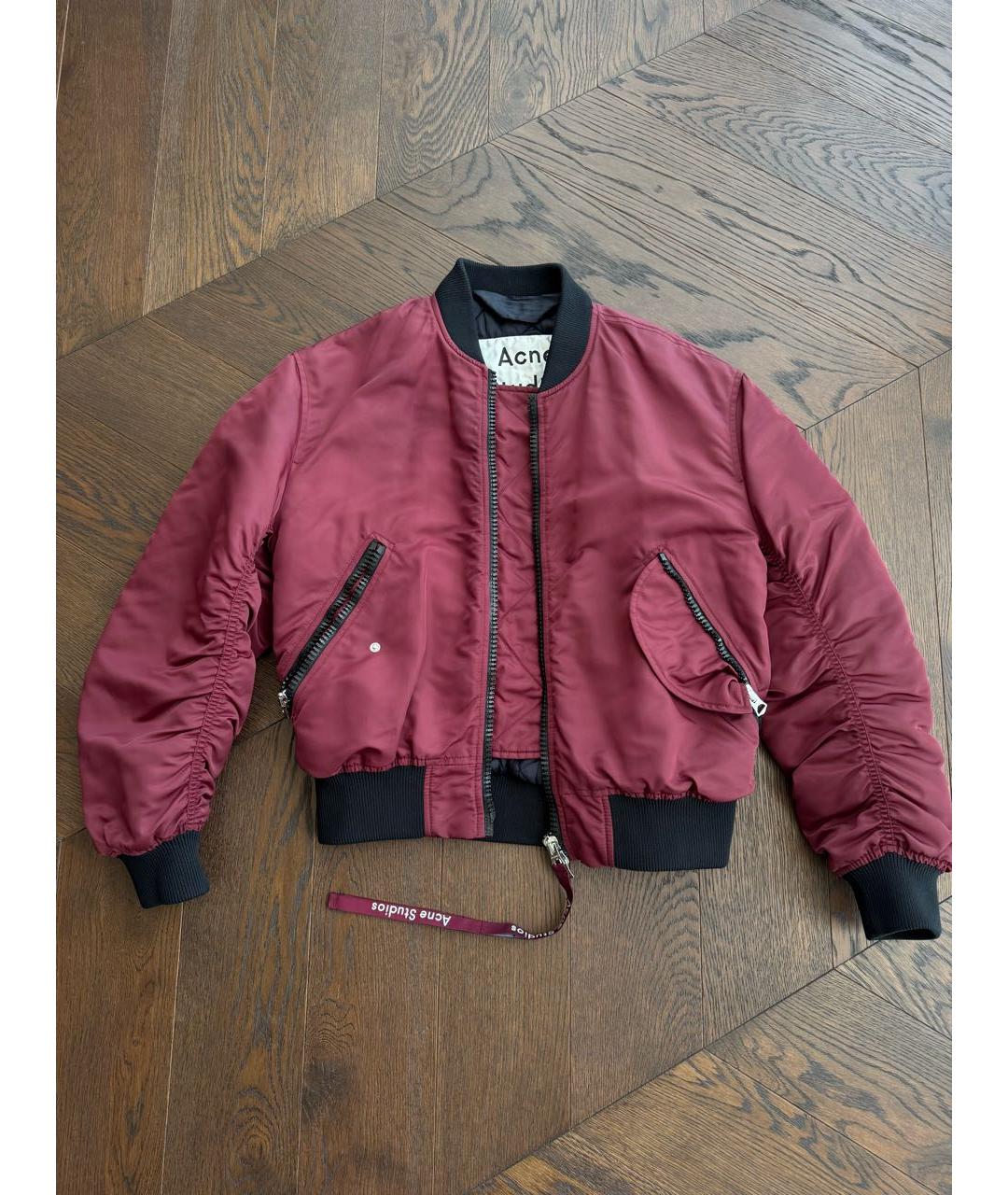 ACNE STUDIOS Бордовая куртка, фото 2