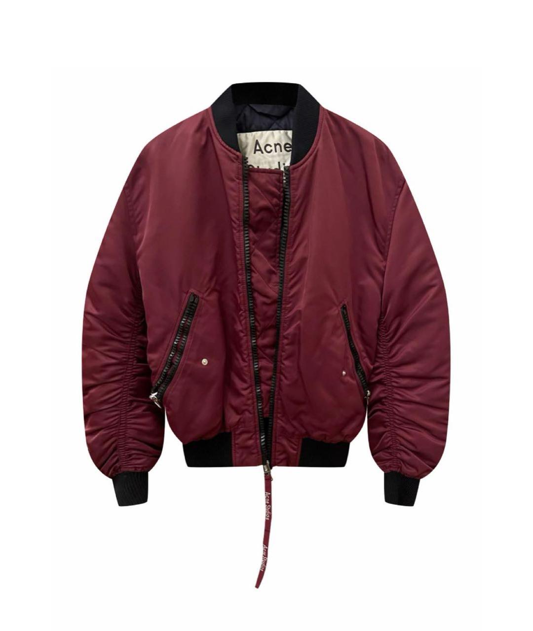 ACNE STUDIOS Бордовая куртка, фото 9