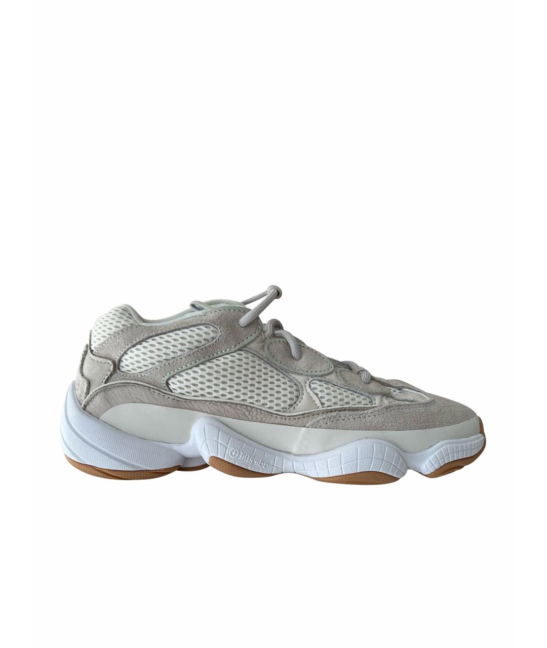 ADIDAS YEEZY Бежевые низкие кроссовки / кеды, фото 1