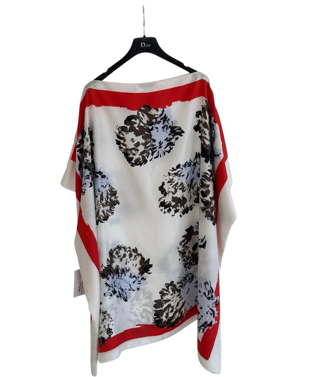 CHRISTIAN DIOR Мульти шелковое платье, фото 7