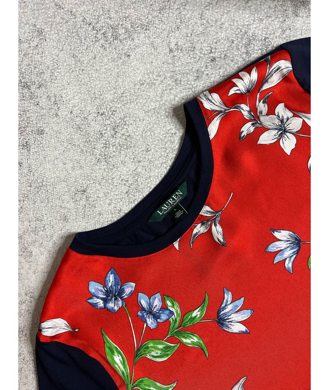 RALPH LAUREN Мульти хлопковая футболка, фото 4