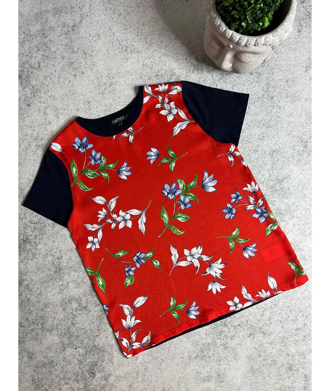 RALPH LAUREN Мульти хлопковая футболка, фото 8