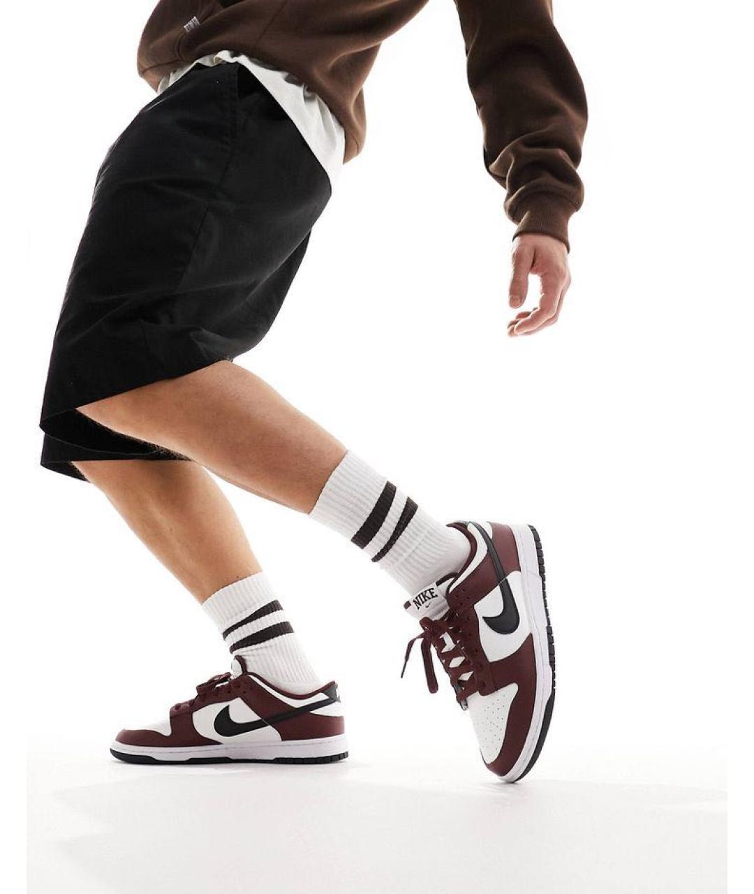 NIKE Мульти кожаные низкие кроссовки / кеды, фото 5