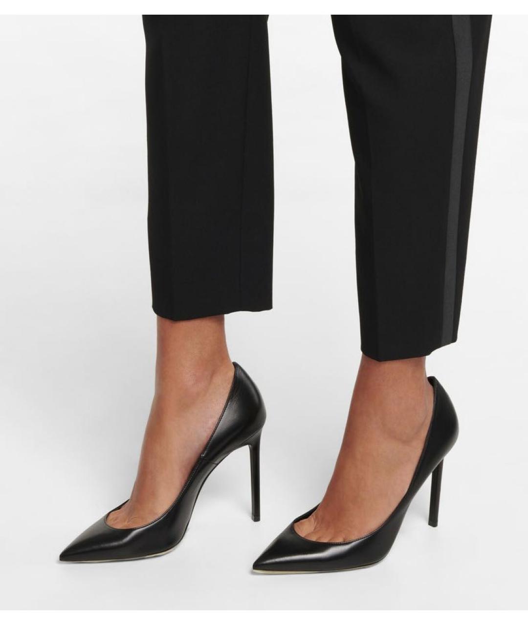 SAINT LAURENT Черные кожаные туфли, фото 5