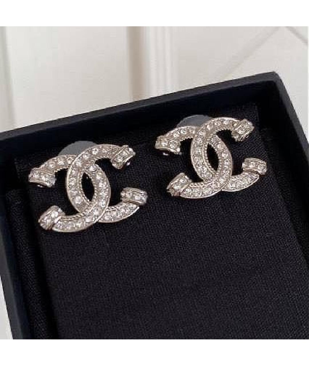 CHANEL Металлические серьги, фото 3