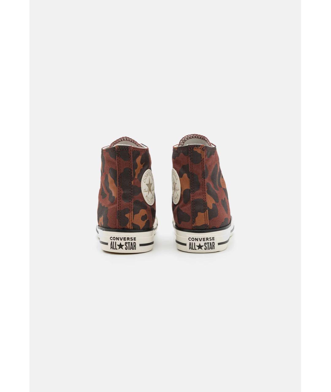 CONVERSE Коричневые текстильные кеды, фото 5