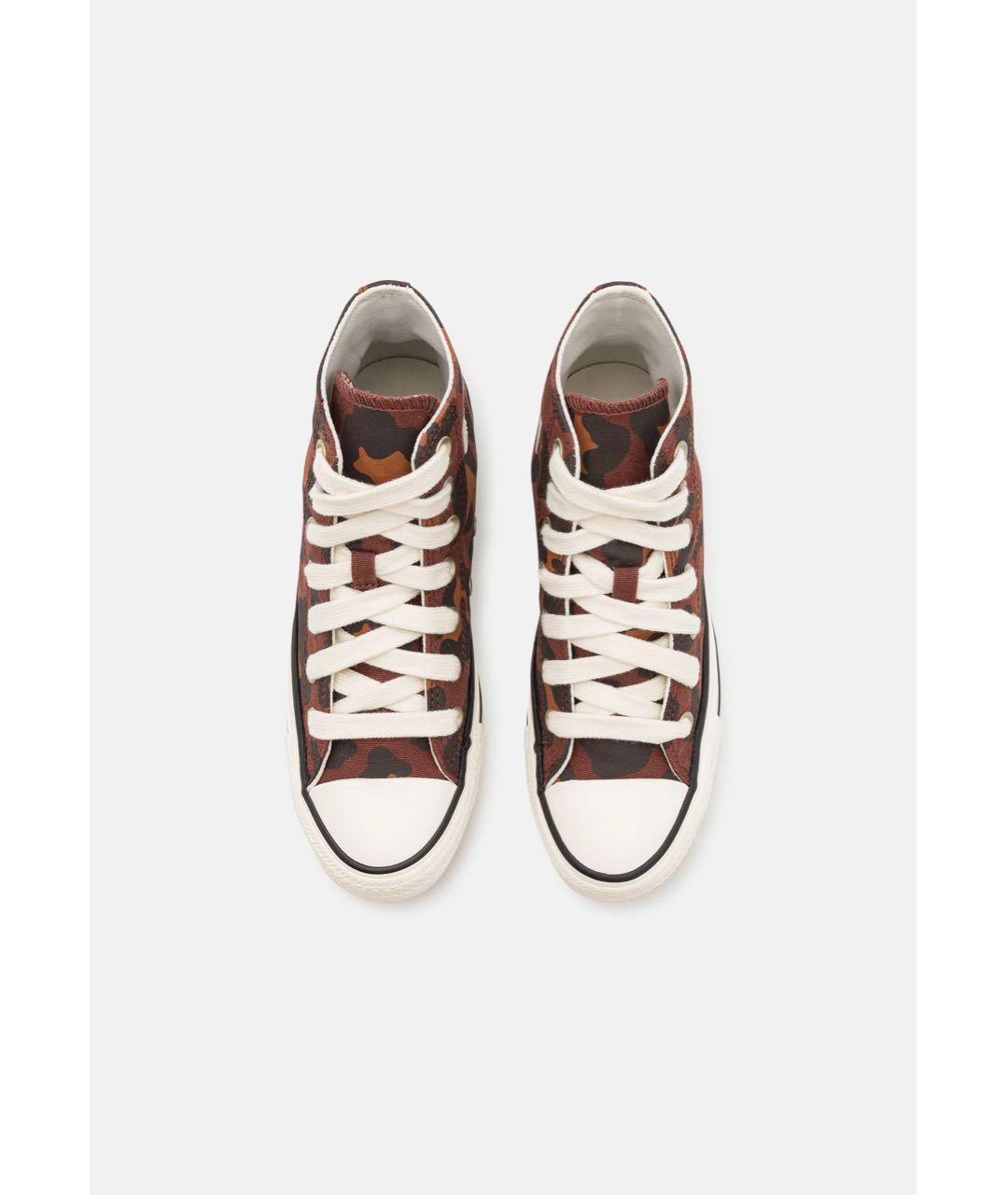 CONVERSE Коричневые текстильные кеды, фото 6