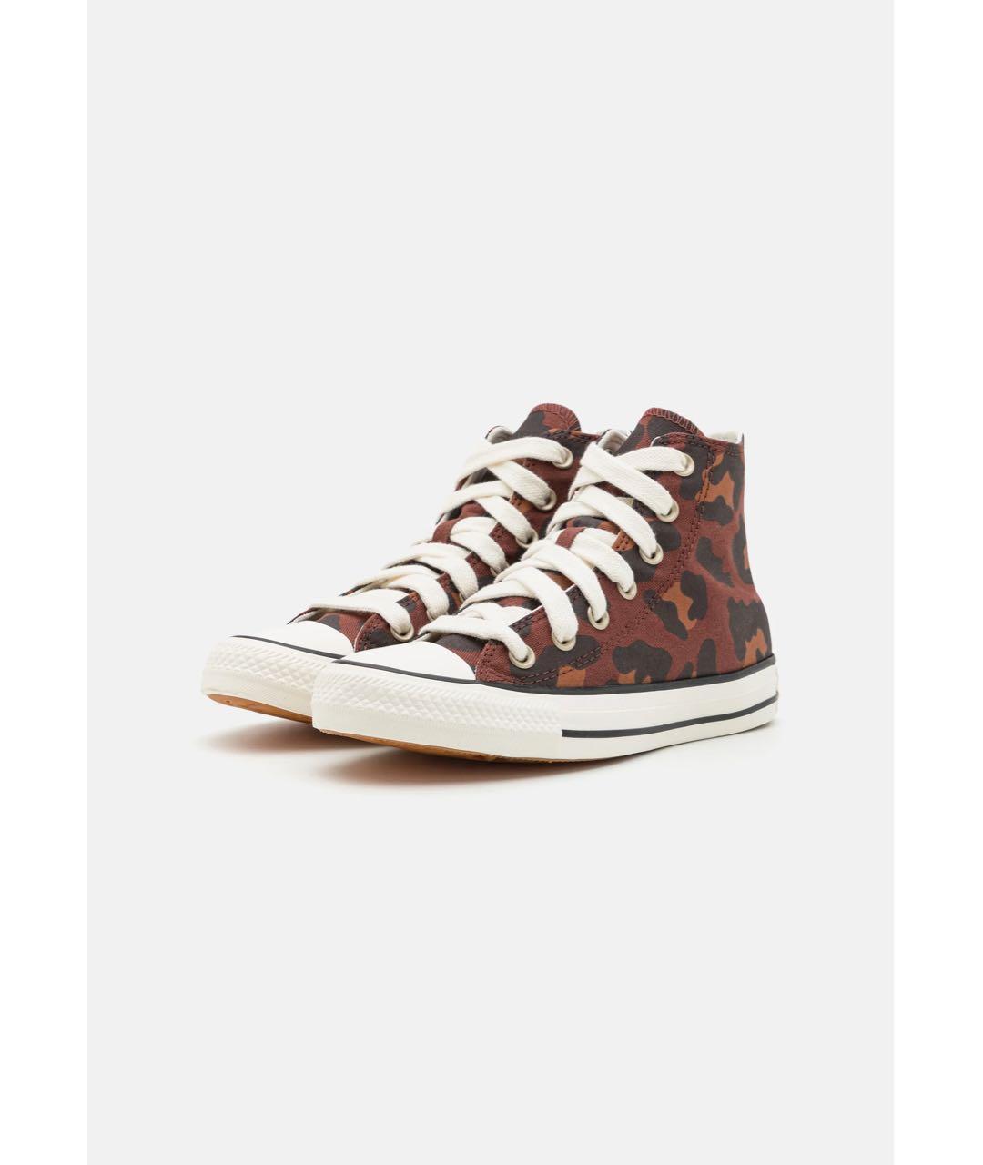 CONVERSE Коричневые текстильные кеды, фото 3