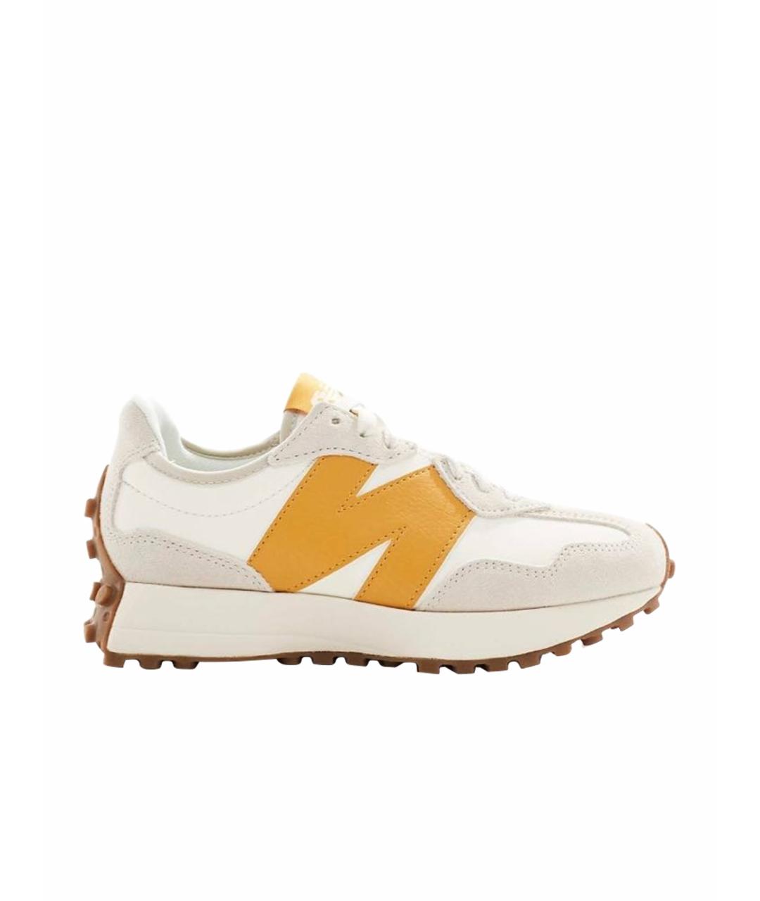 NEW BALANCE Белые кожаные кроссовки, фото 1