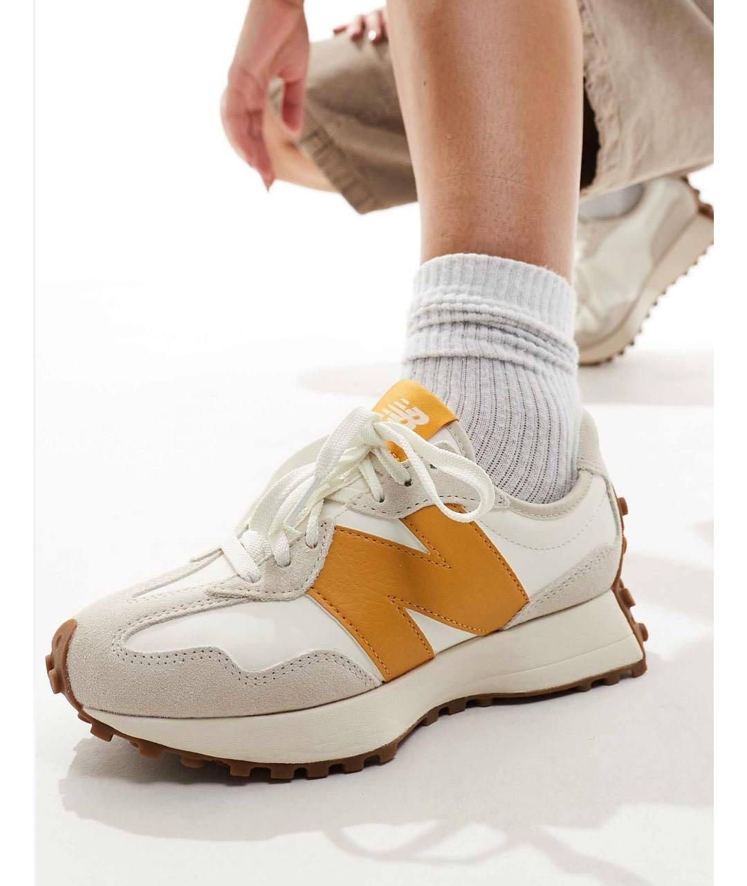 NEW BALANCE Белые кожаные кроссовки, фото 8