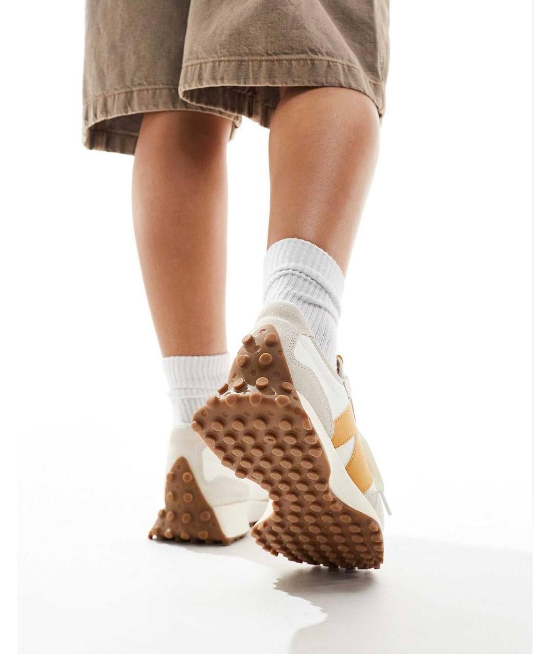 NEW BALANCE Белые кожаные кроссовки, фото 7