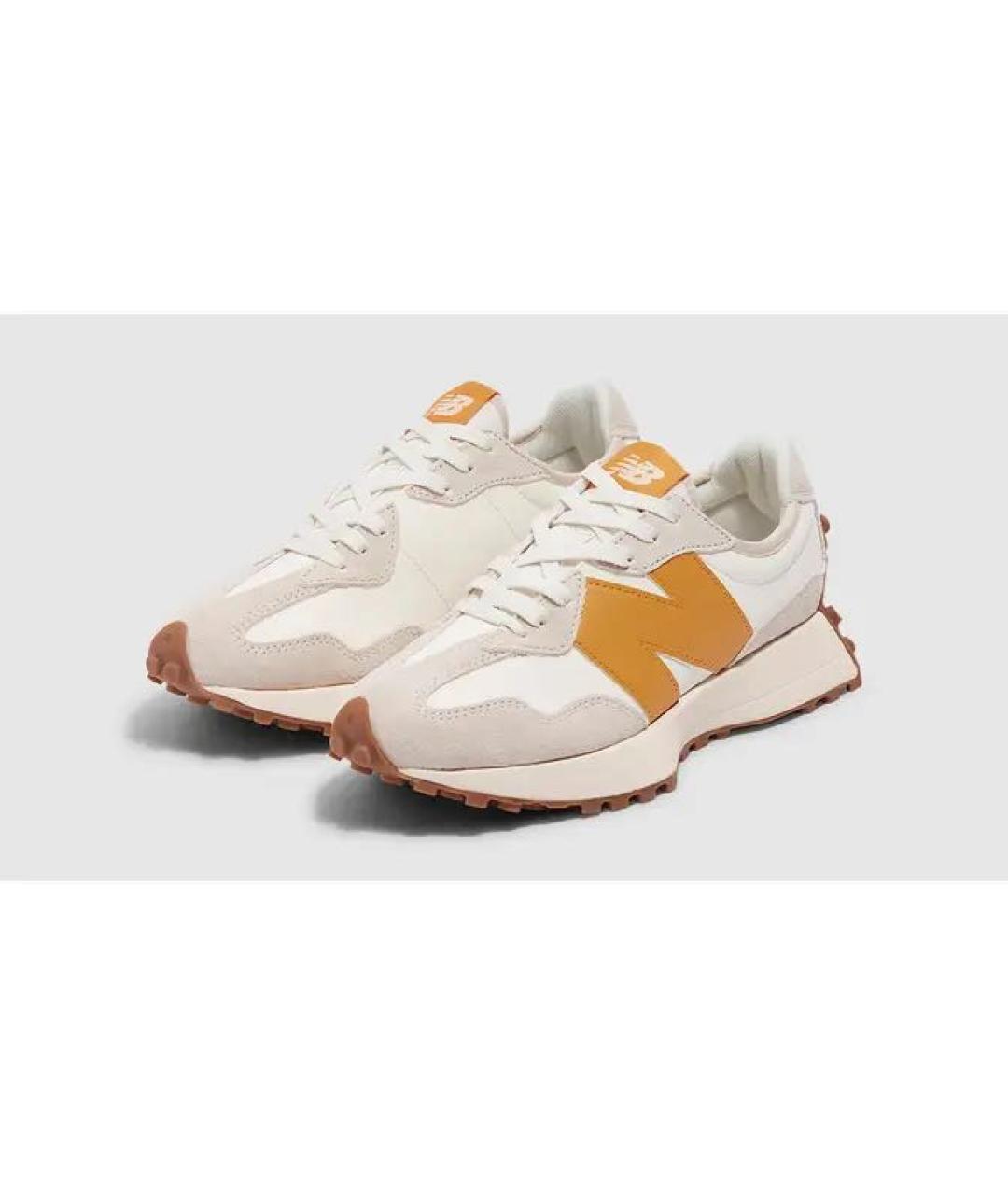 NEW BALANCE Белые кожаные кроссовки, фото 2
