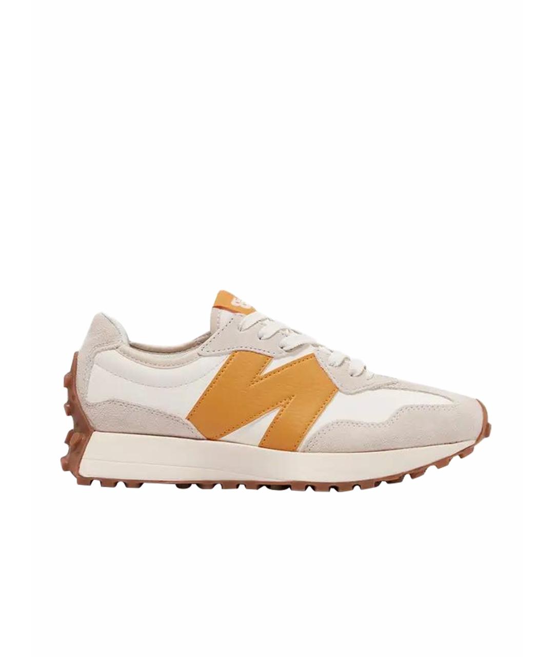 NEW BALANCE Белые кожаные кроссовки, фото 1