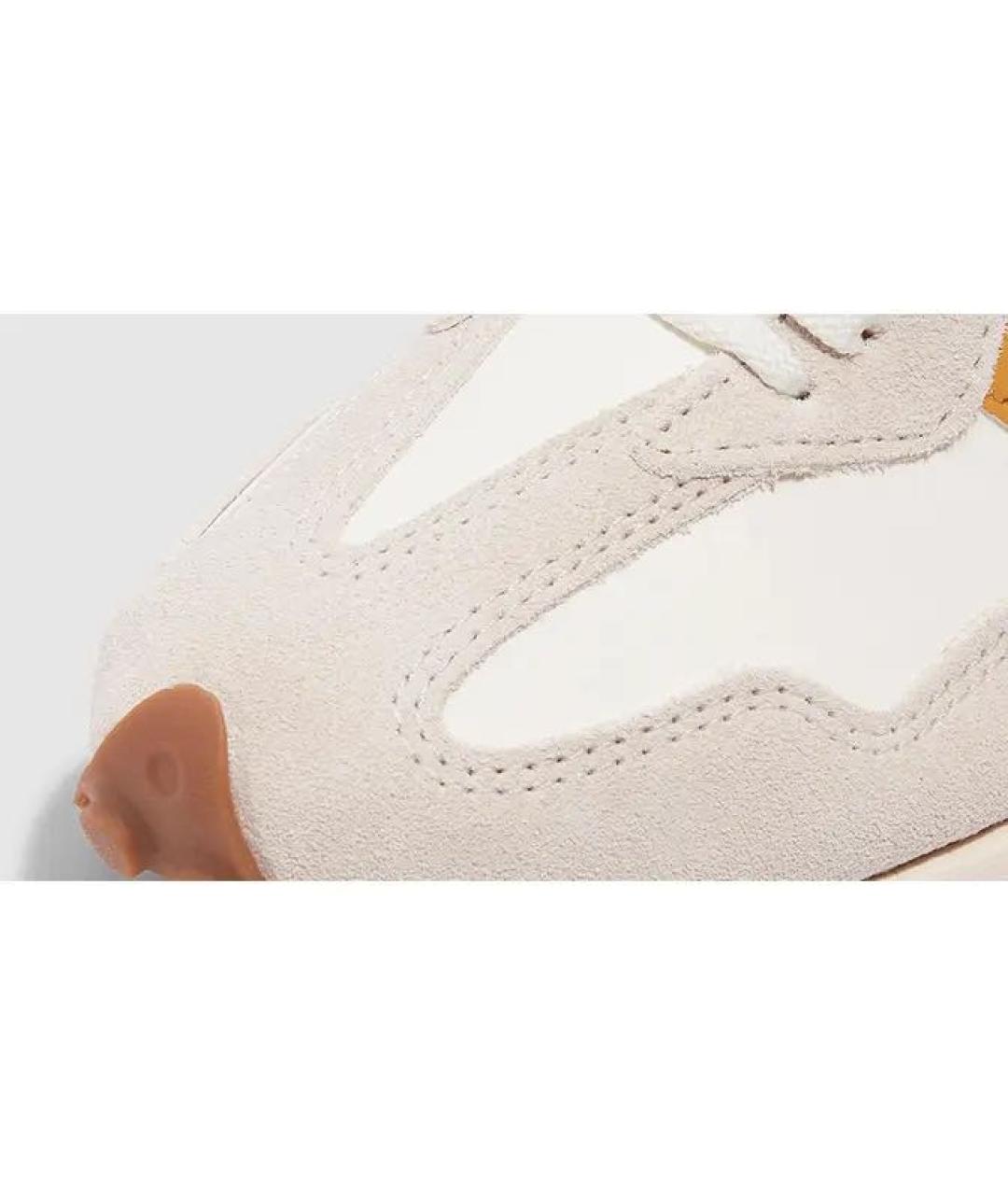 NEW BALANCE Белые кожаные кроссовки, фото 4