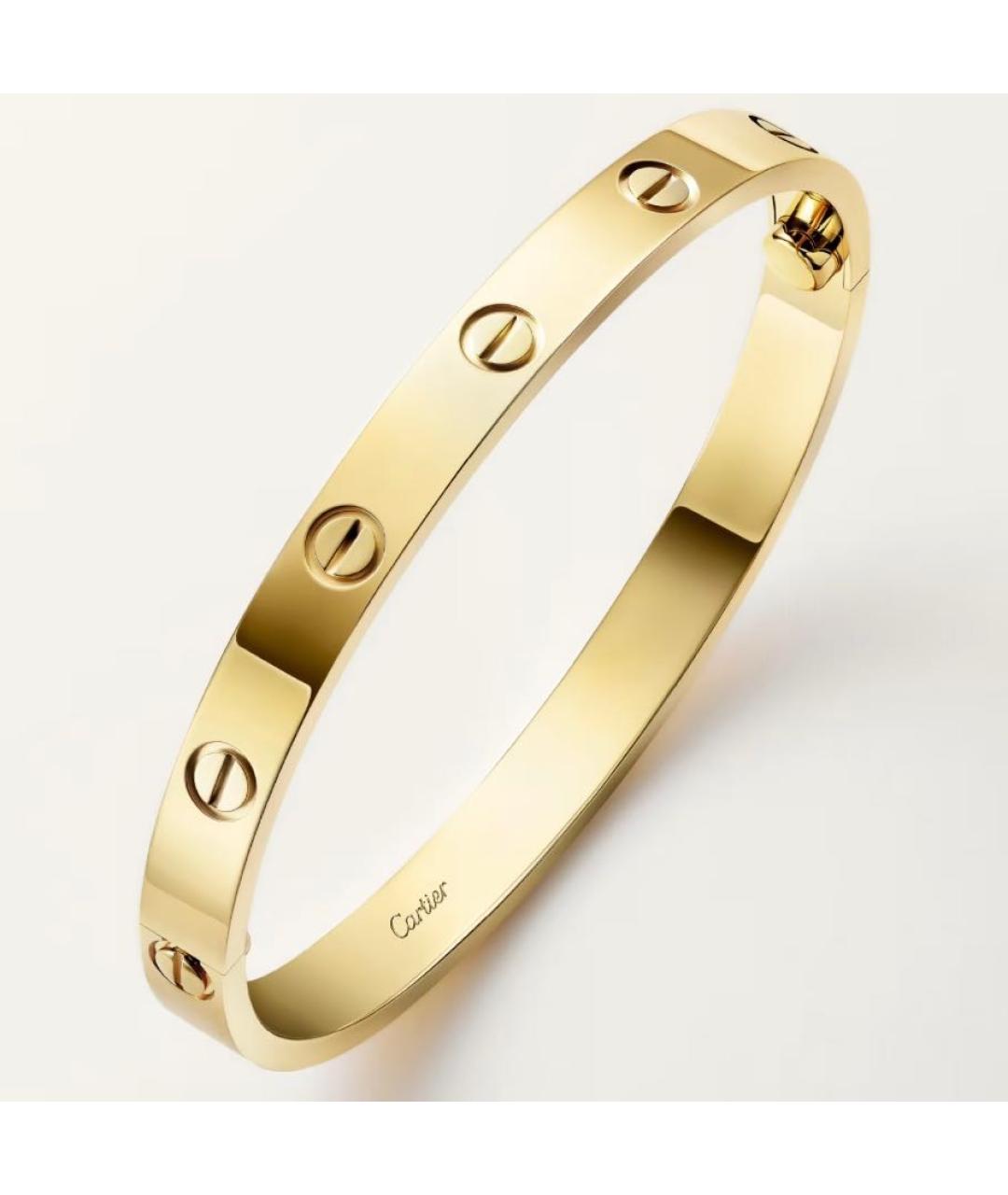CARTIER Золотой браслет из желтого золота, фото 4