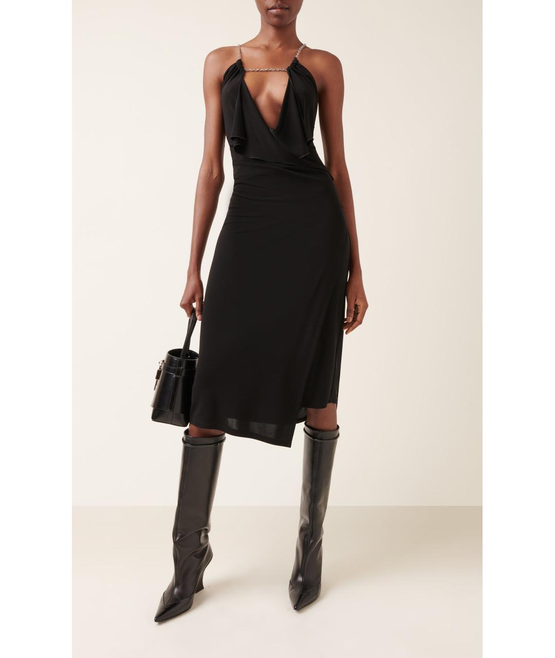 GIVENCHY Черное коктейльное платье, фото 2