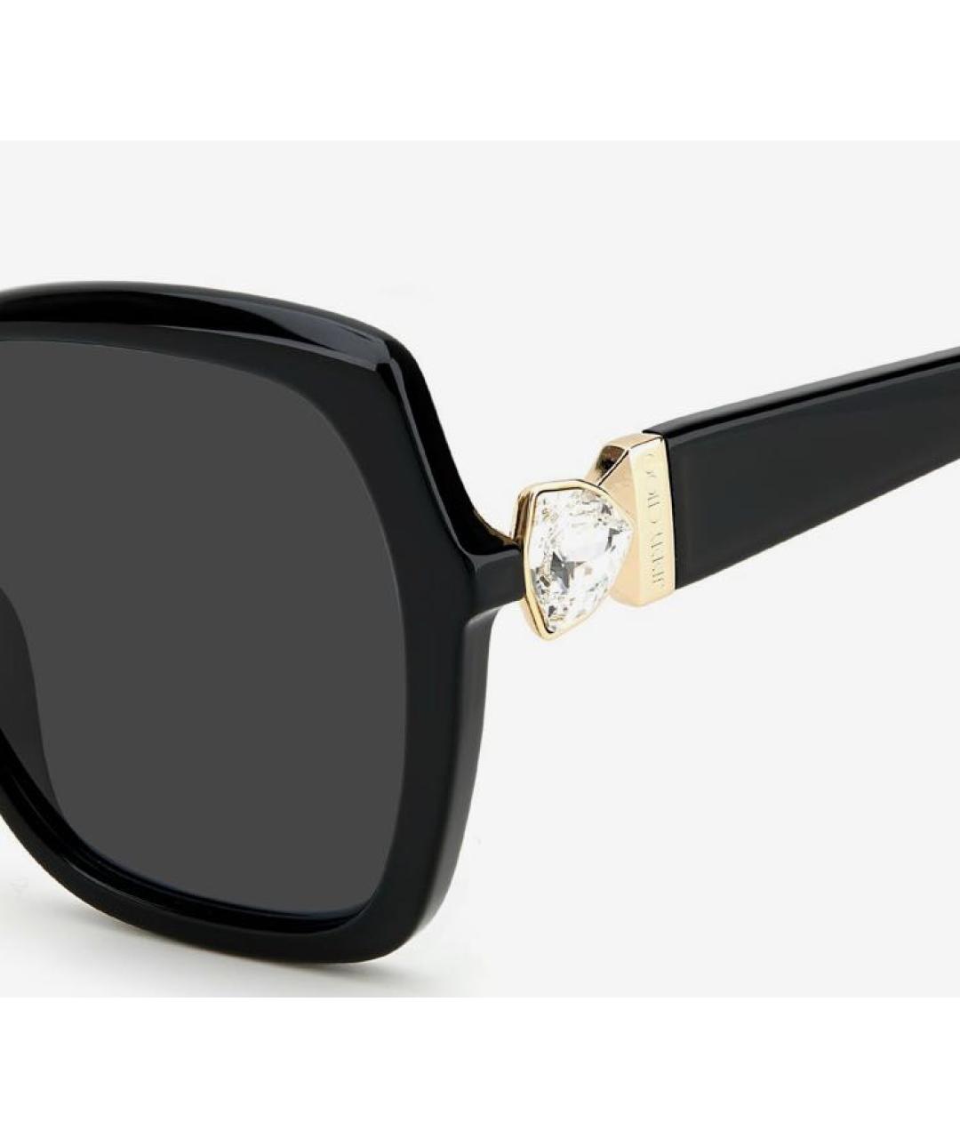 JIMMY CHOO Черные пластиковые солнцезащитные очки, фото 3